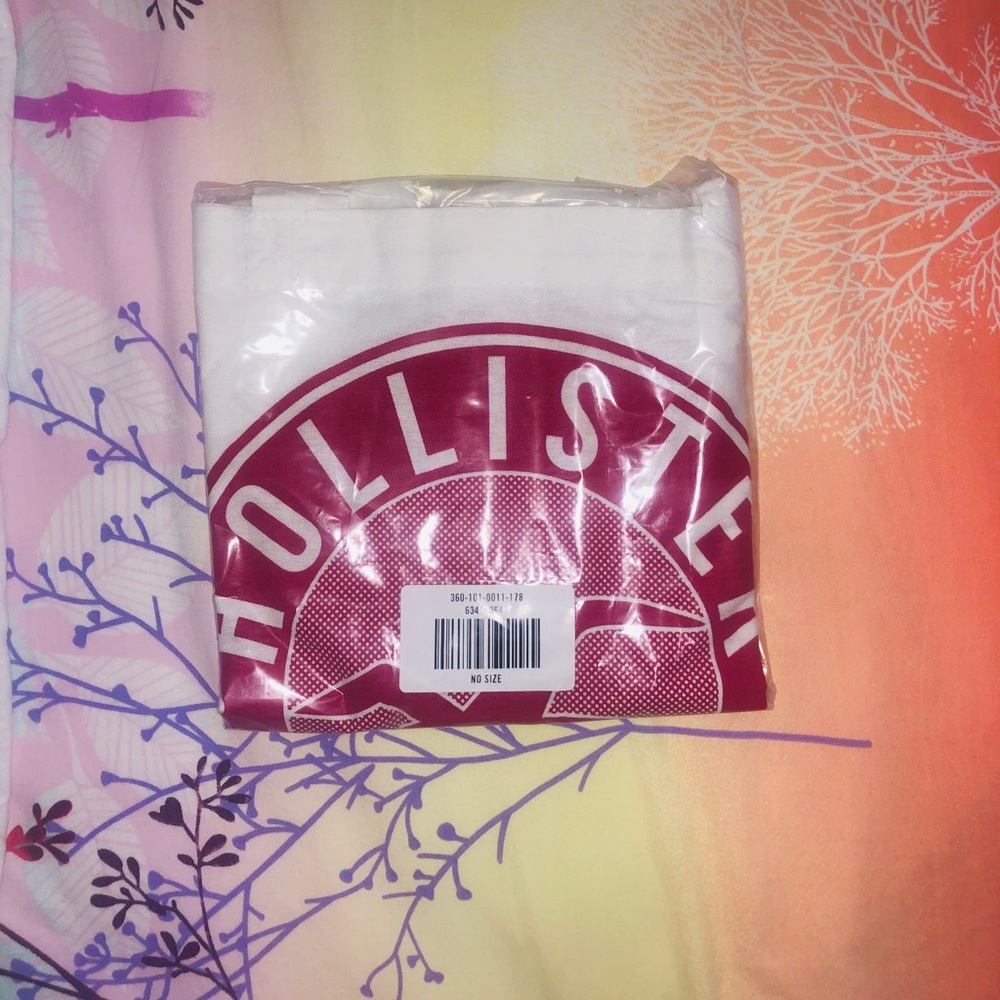 HOLLISTER cotton tote bag